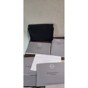 2021 Nissan Rogue Owners Manual Set with Portfolio Case NissanConnect Guide